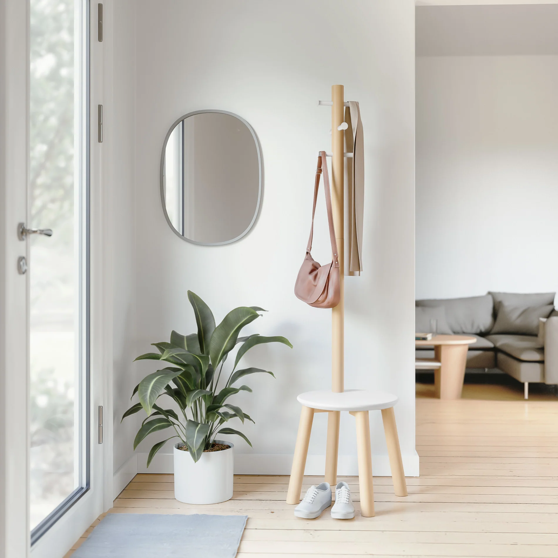 UMBRA Pillar Stool and Coat Rack - Image 8