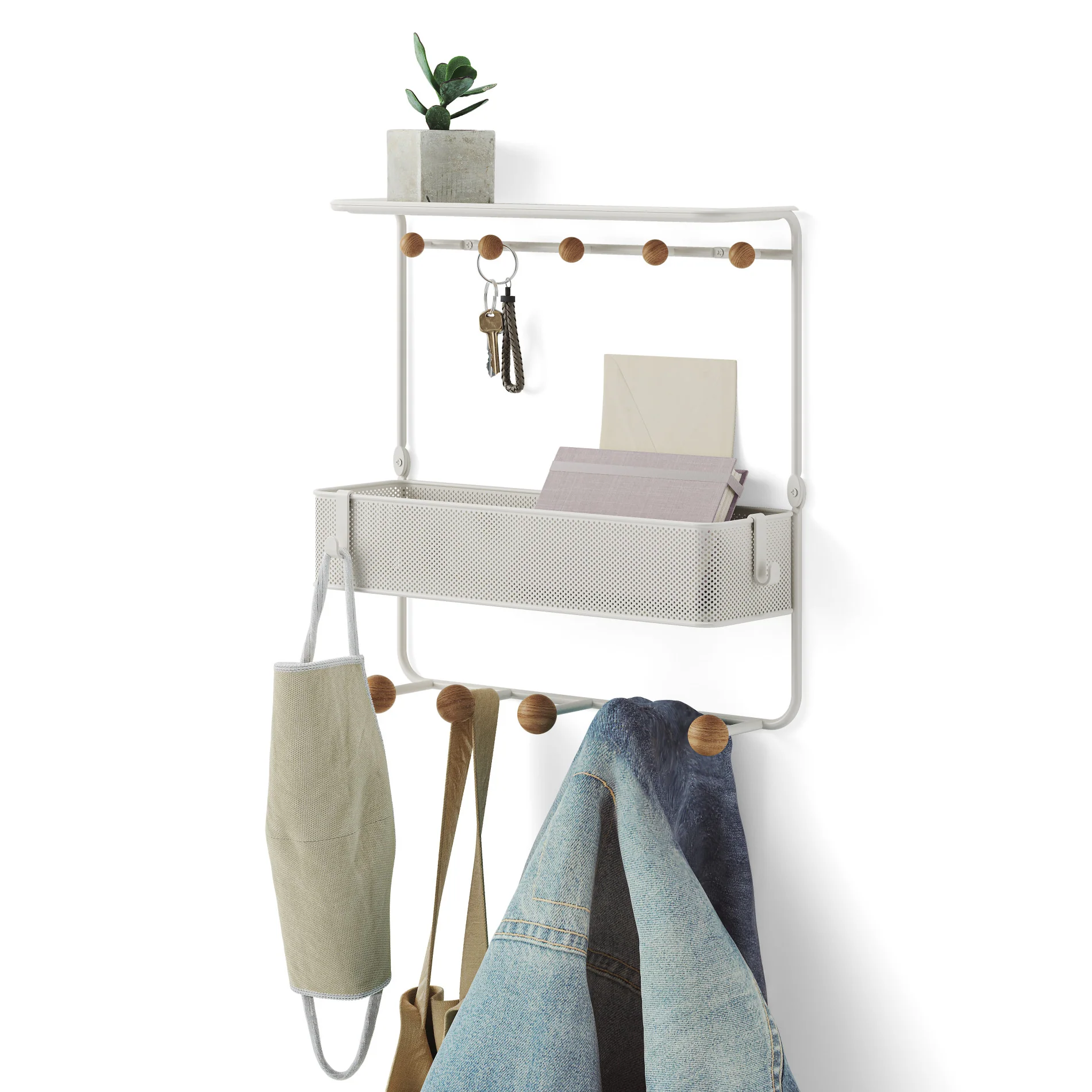 UMBRA Estique Shelf with Hooks