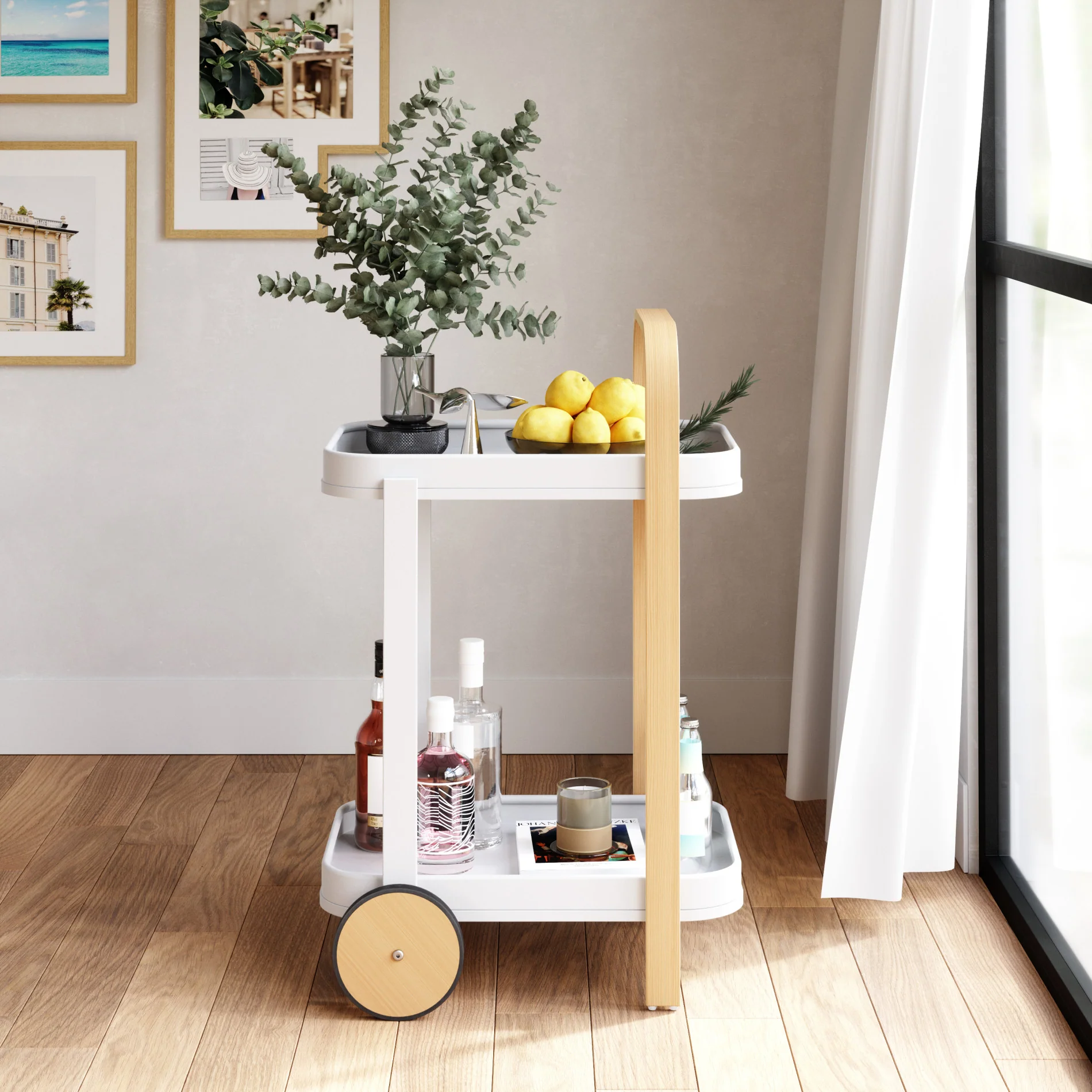 UMBRA Bellwood Bar & Storage Cart - Image 10