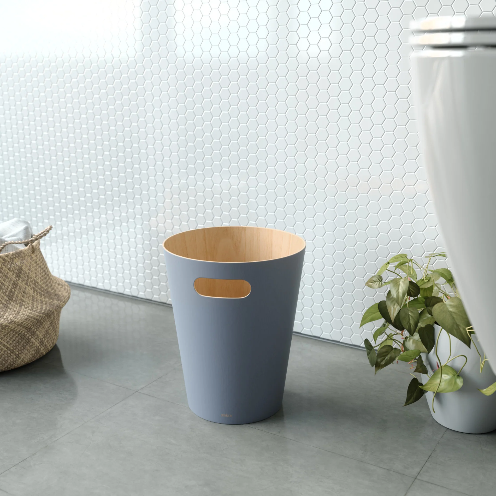 UMBRA Woodrow Trash Can - Image 17
