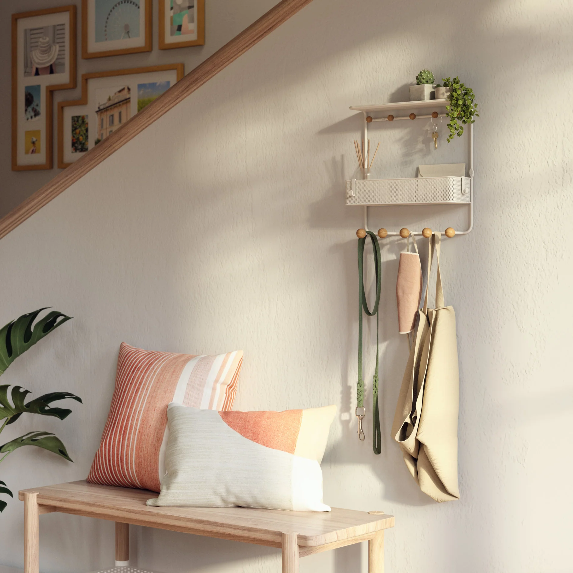 UMBRA Estique Shelf with Hooks - Image 3