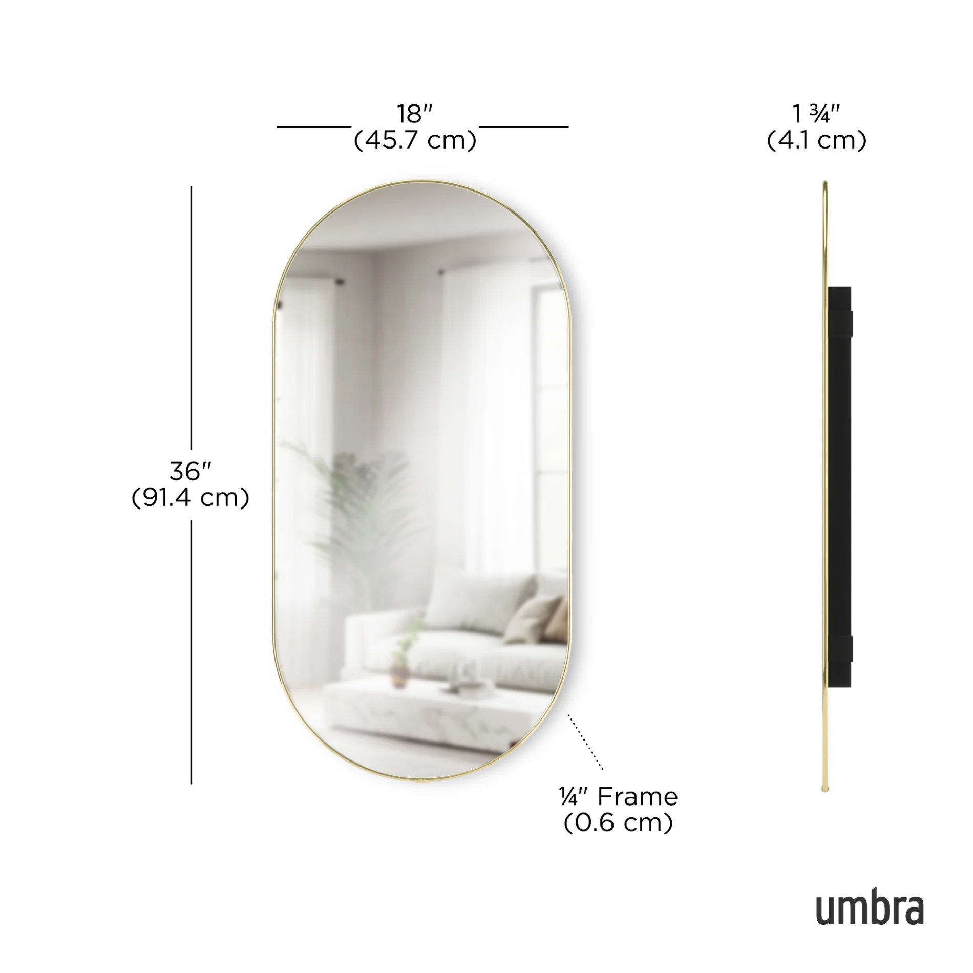 UMBRA Hubba Pill Mirror - Image 10