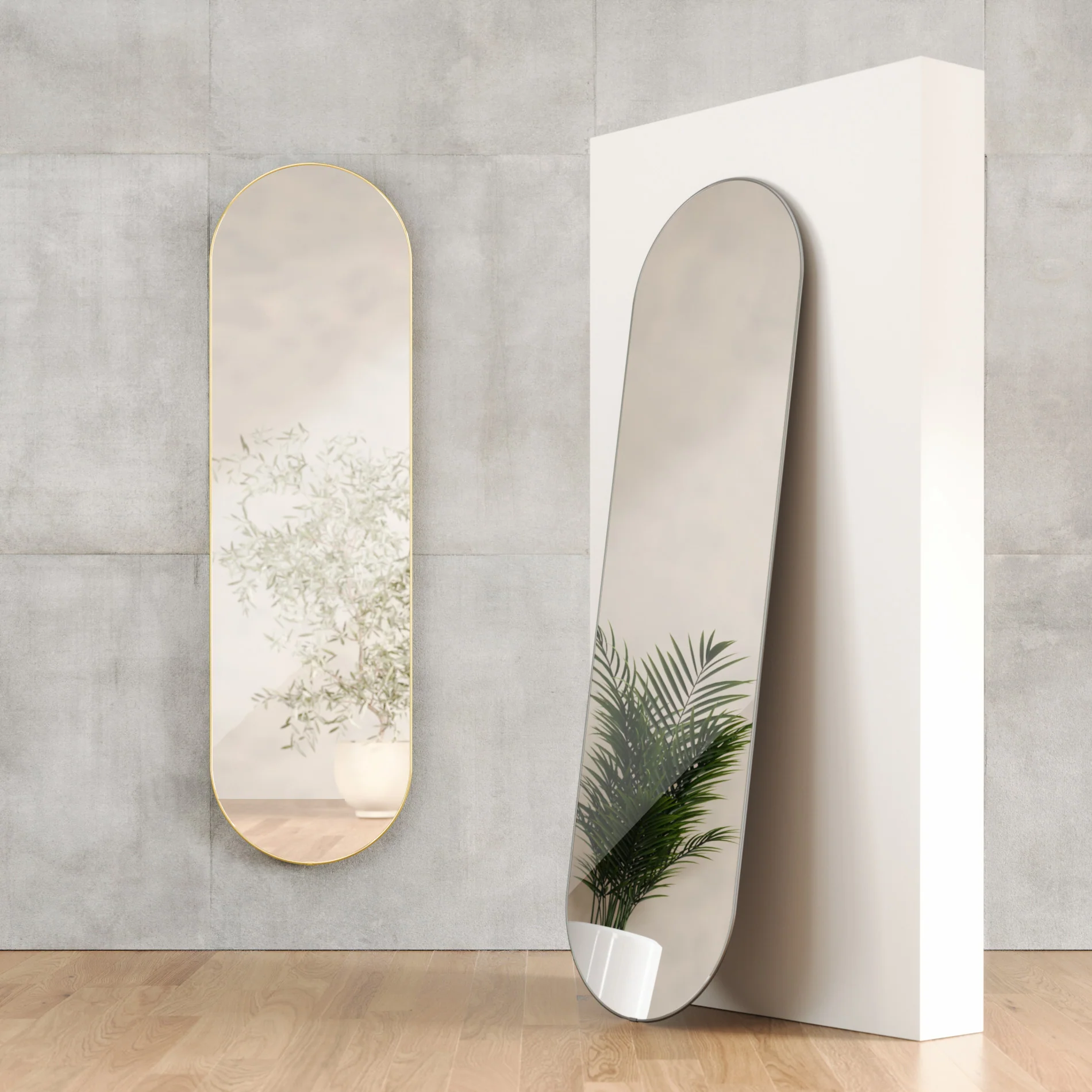 UMBRA Hubba Pill Mirror 62x18 - Image 4