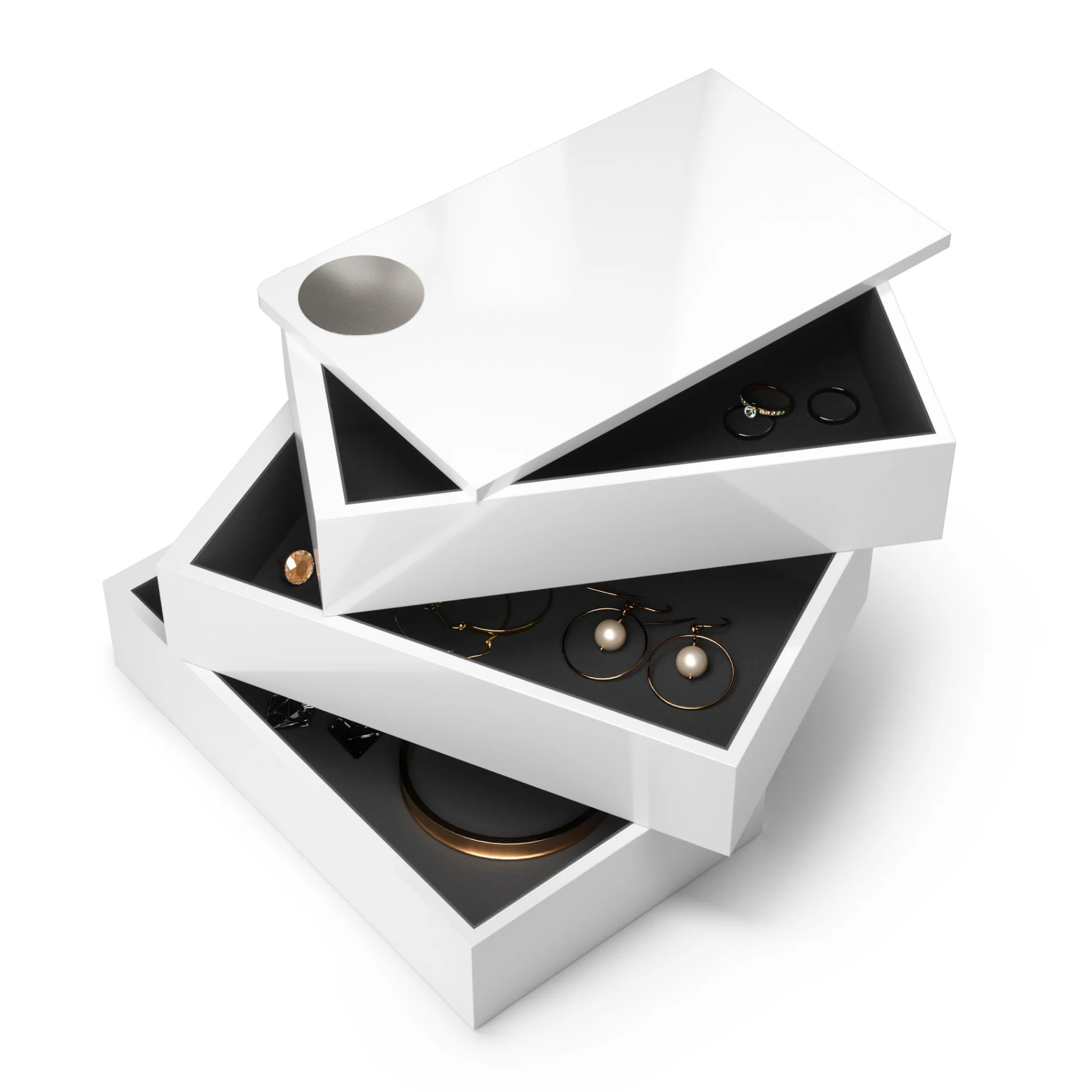 UMBRA Spindle Storage Box