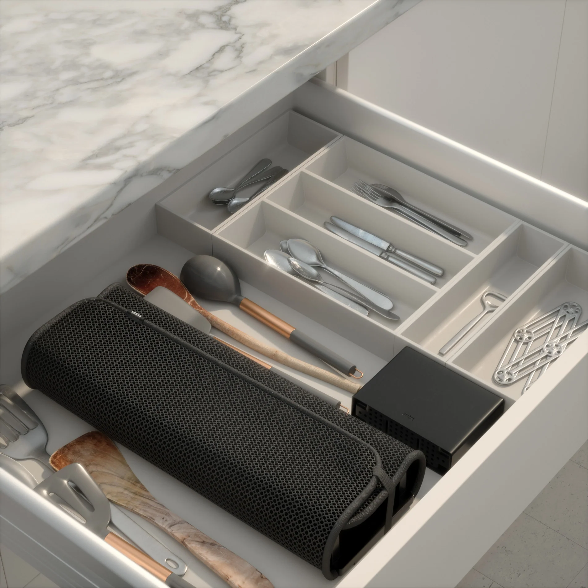 UMBRA UDry Ultra Drying Rack with Mat - Image 3