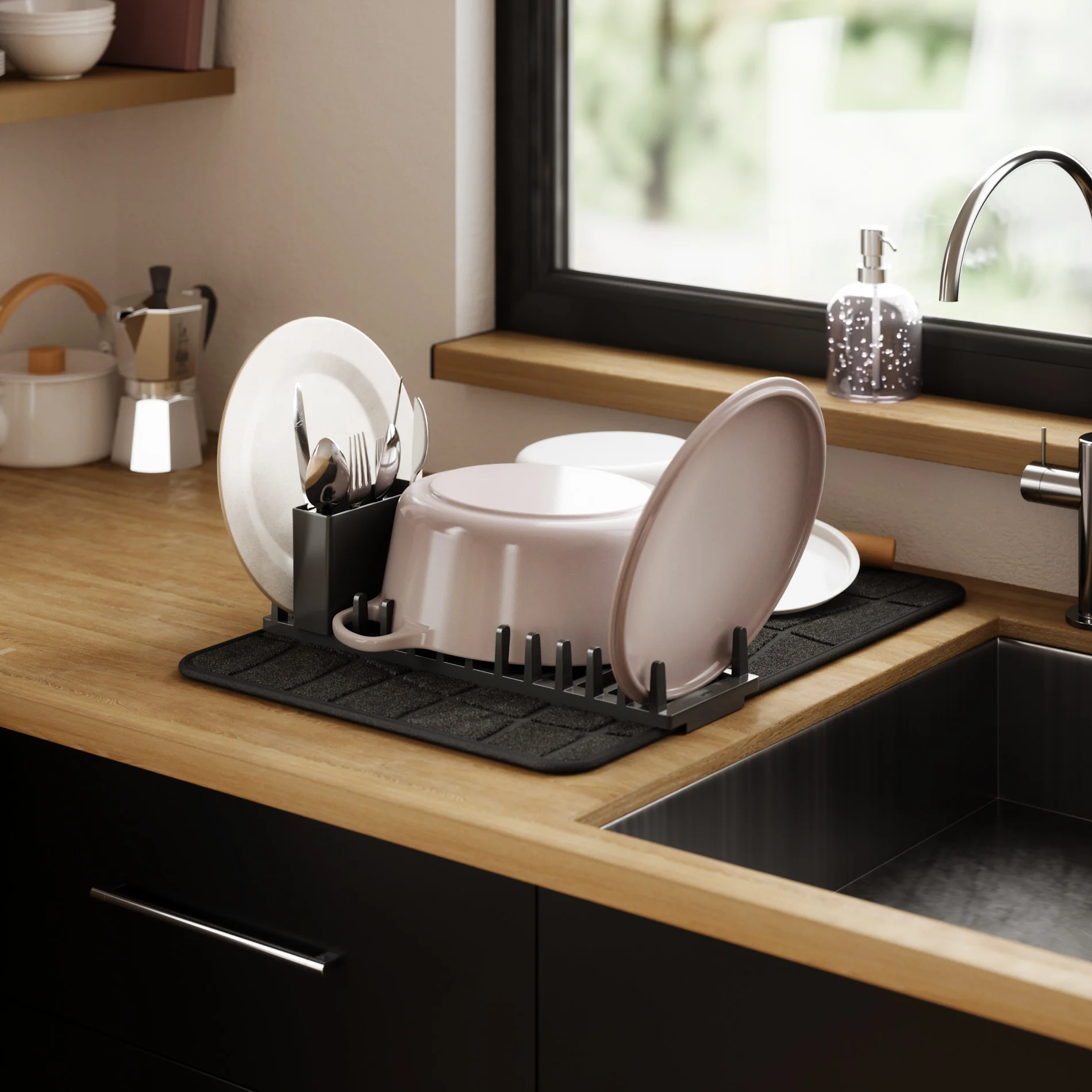 UMBRA UDry Ultra Drying Rack with Mat - Image 2