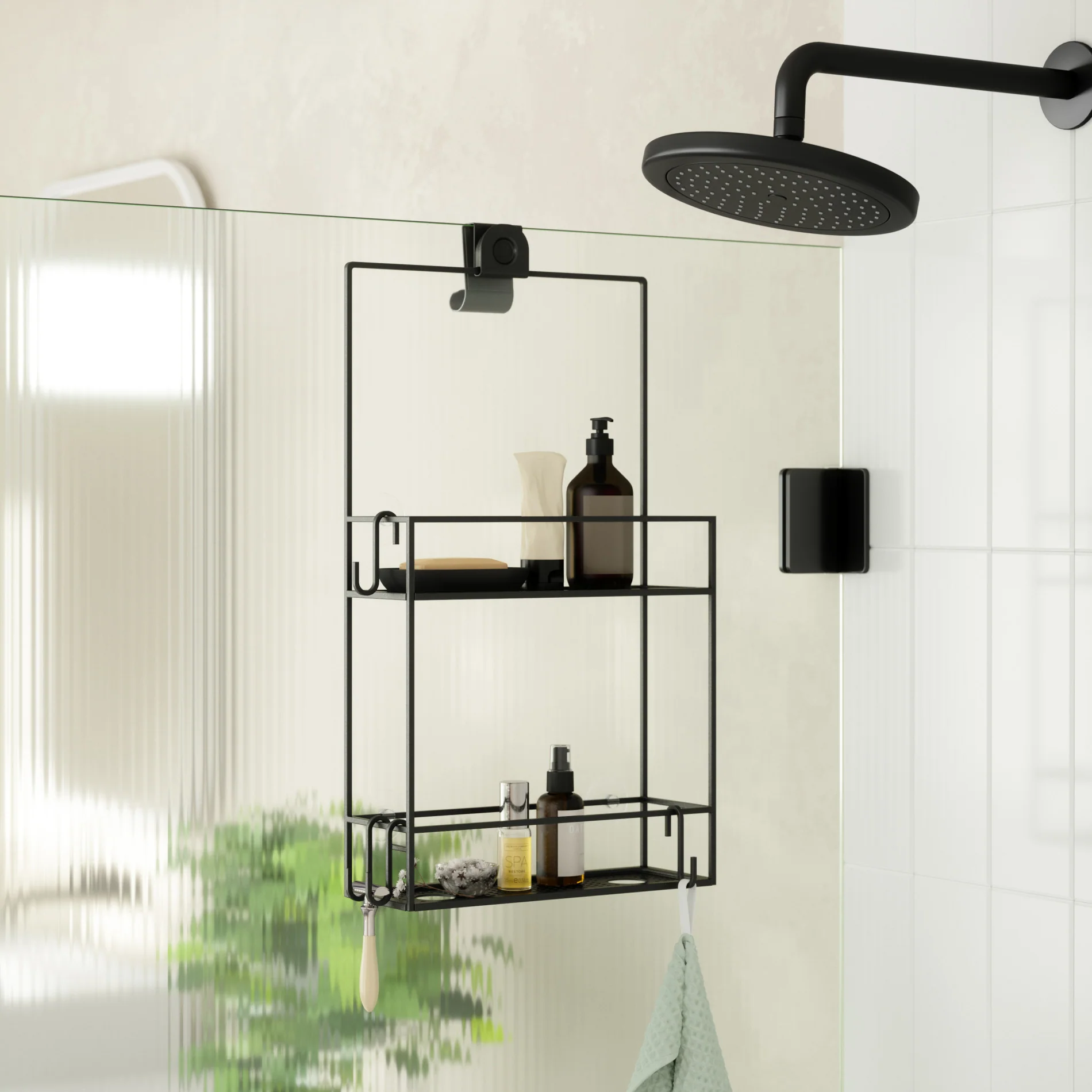 UMBRA Cubiko Shower Caddy — Shelf - Image 3