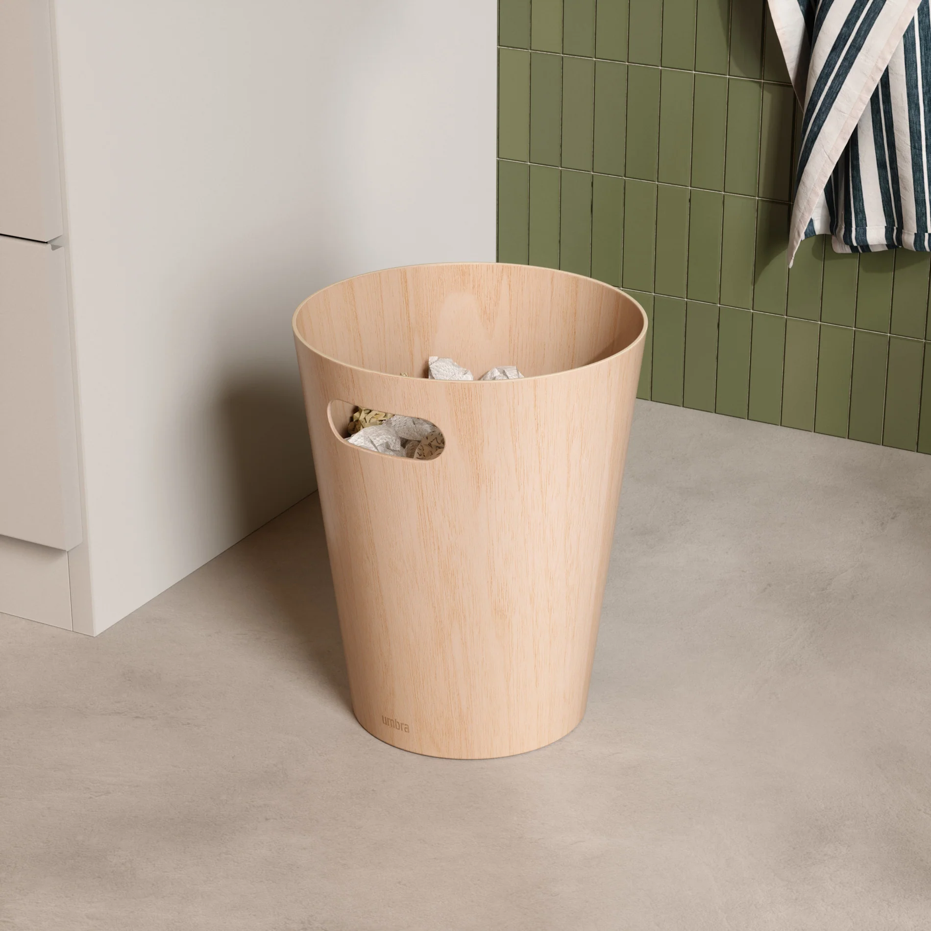 UMBRA Woodrow Trash Can - Image 48