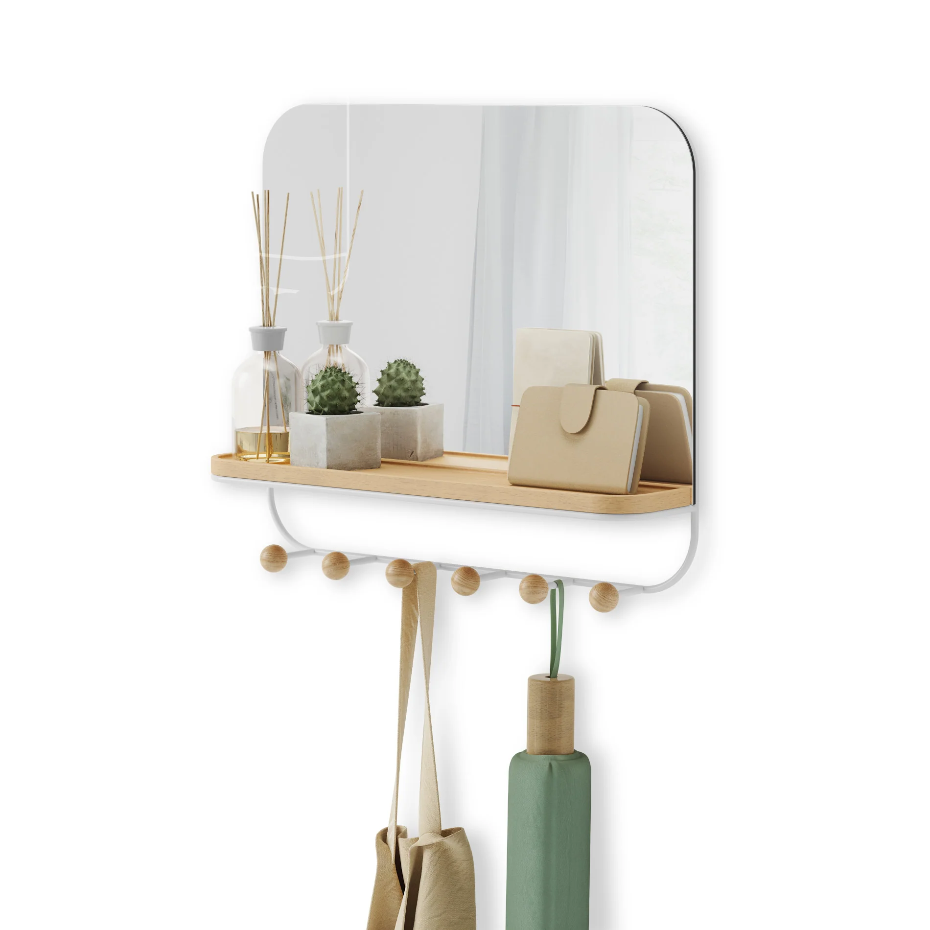UMBRA Estique Mirror with Hooks - Image 9