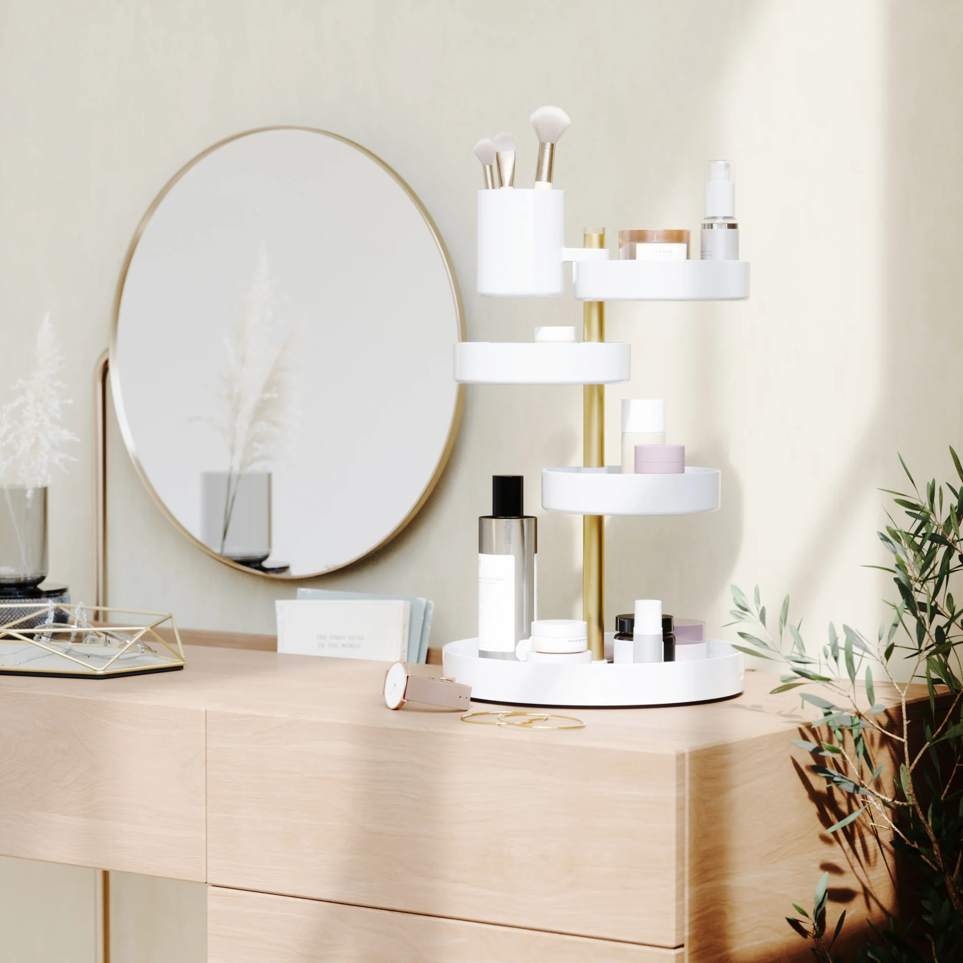 UMBRA Pirouette Cosmetic Organizer — Can - Image 3