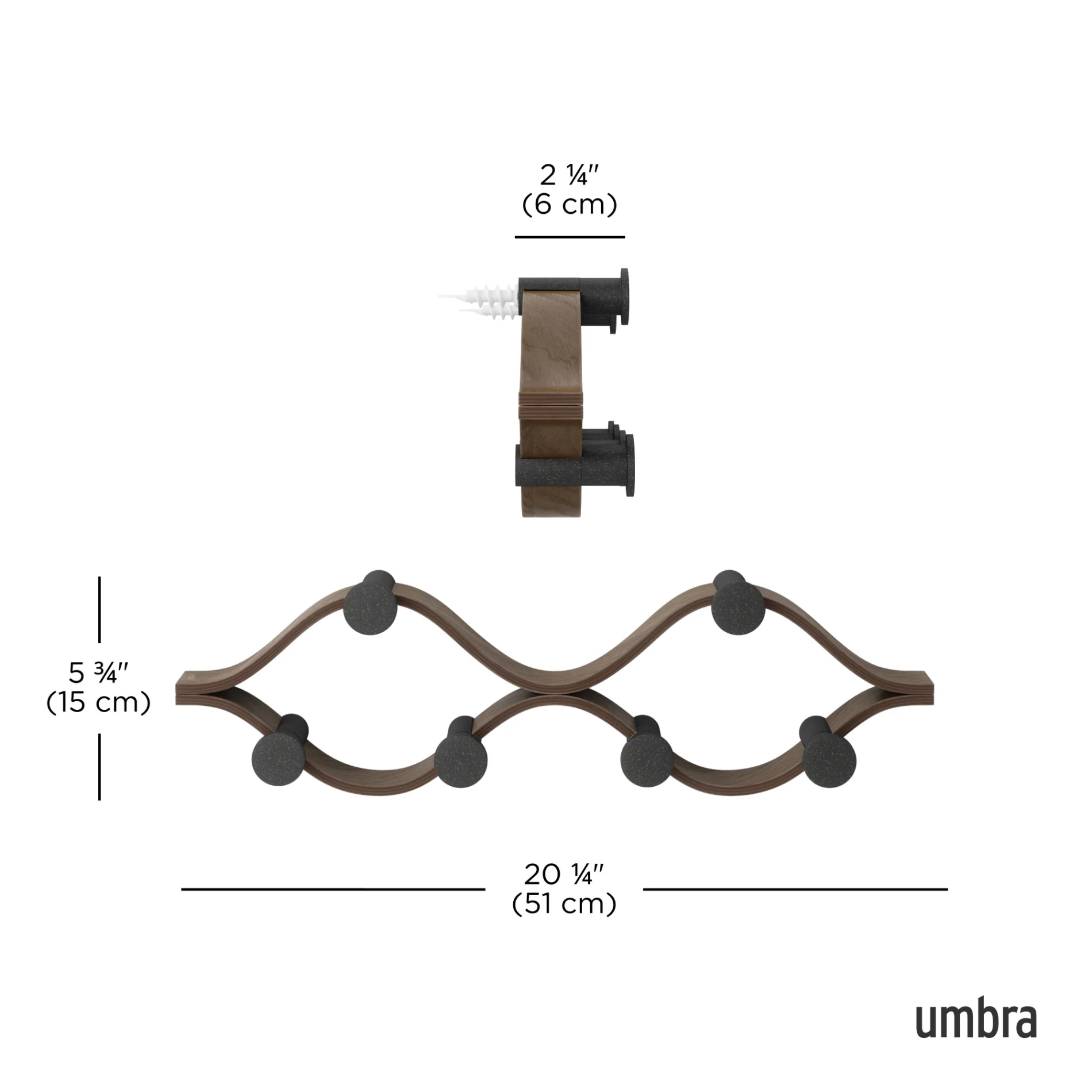 UMBRA Montage 6 Wall Hook — Shelf - Image 5