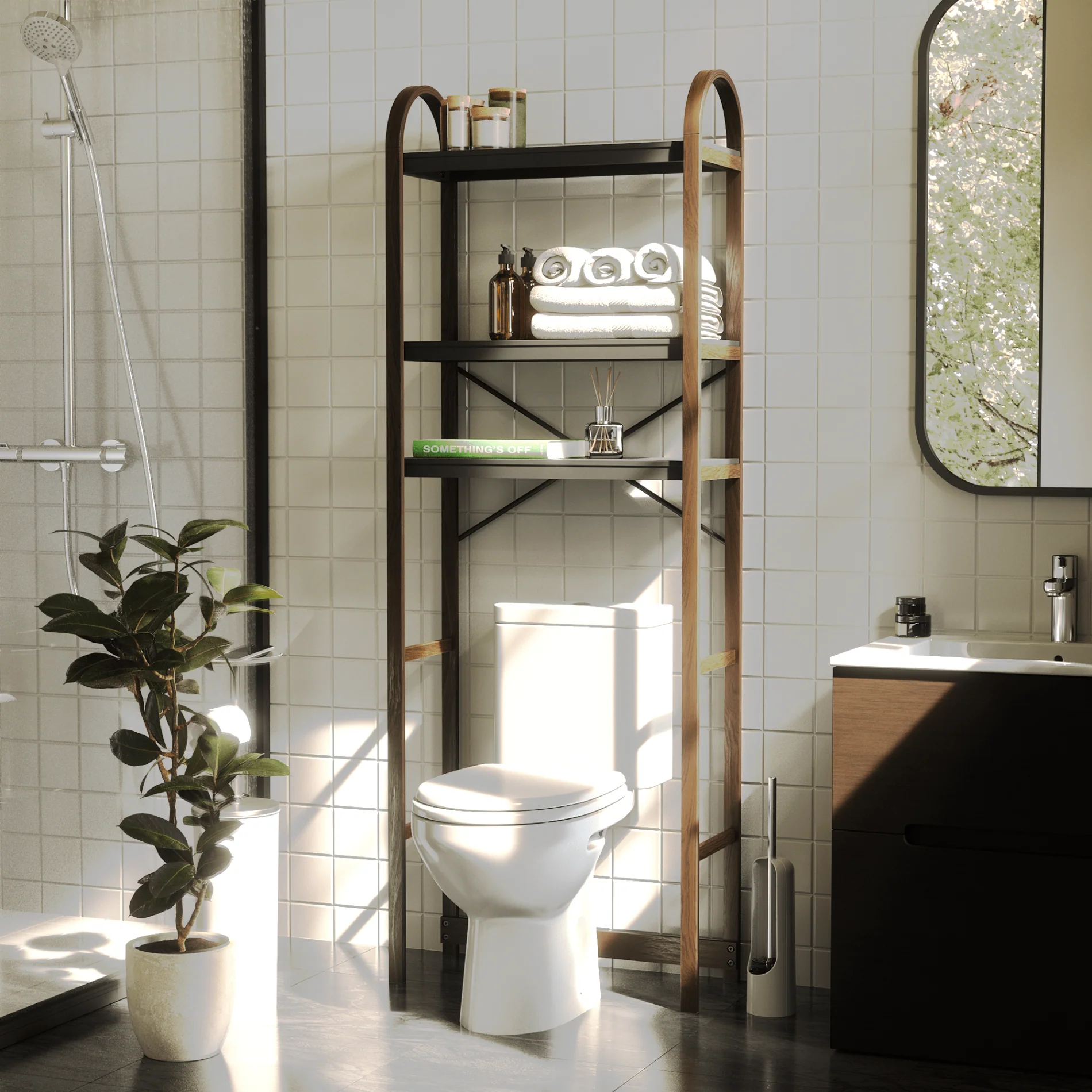UMBRA Bellwood Over the Toilet Shelf - Image 2