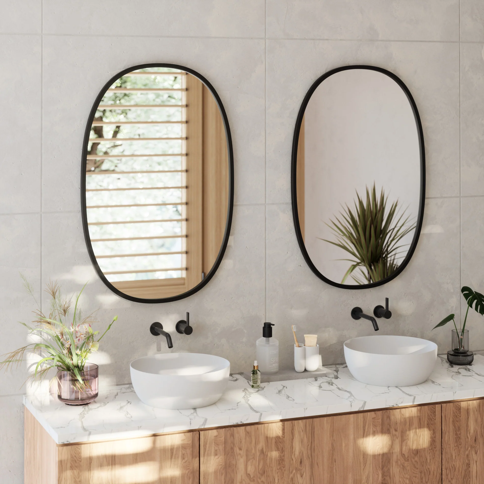 UMBRA Hub Oval Wall Mirror - Image 3