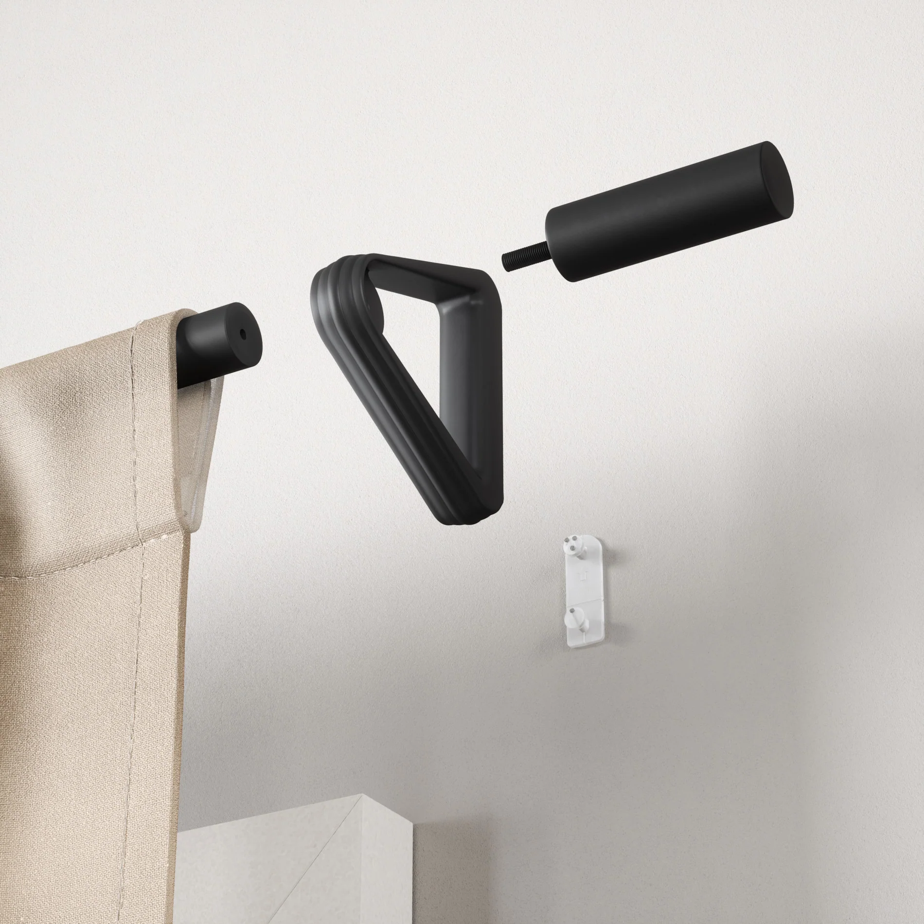 UMBRA Trinity Pin-Point Curtain Rod - Image 3