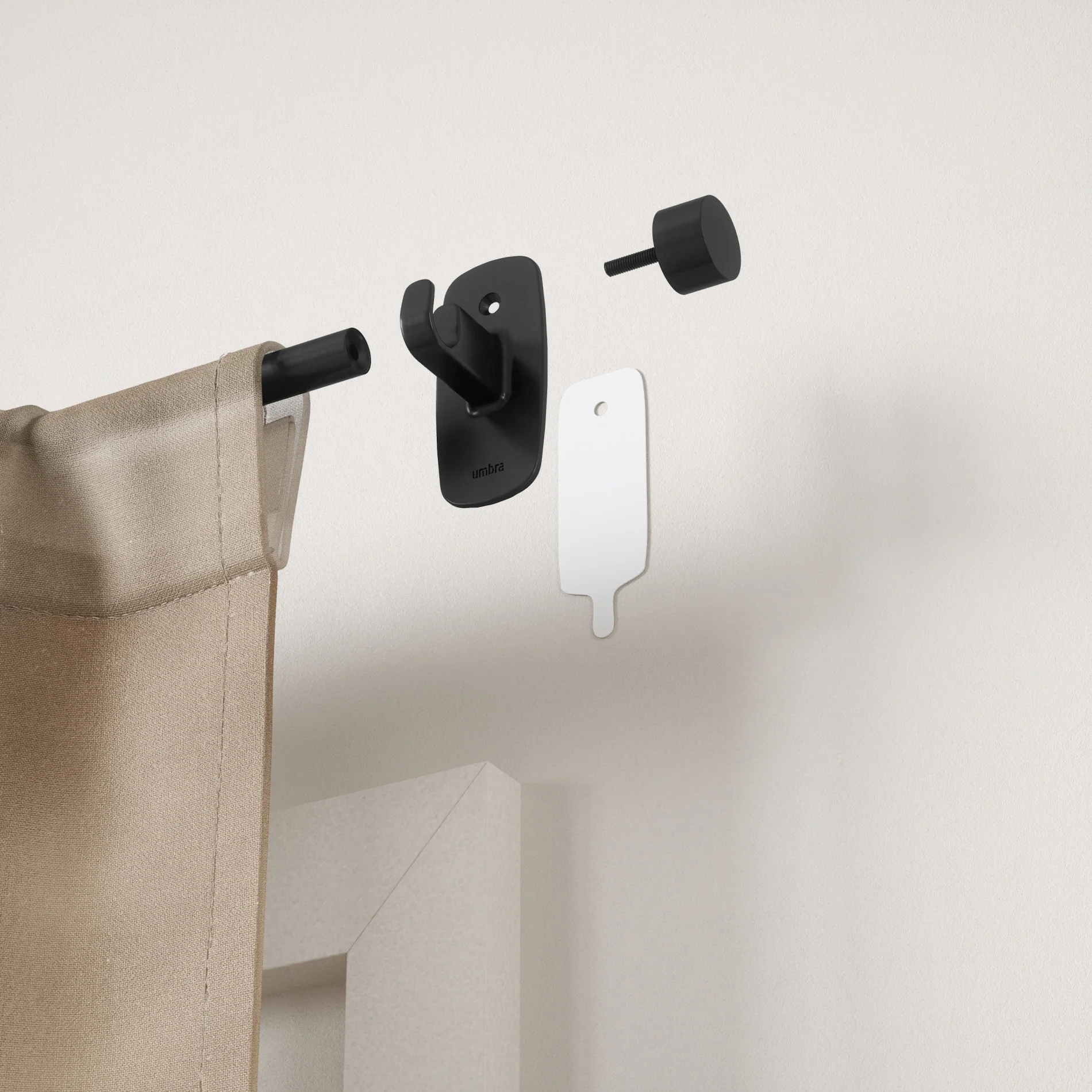 UMBRA Cappa Adhera Curtain Rod — Dress - Image 4