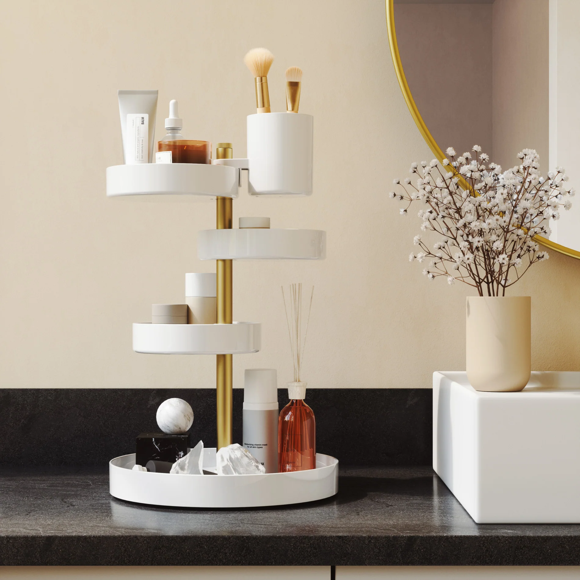 UMBRA Pirouette Cosmetic Organizer — Can - Image 2