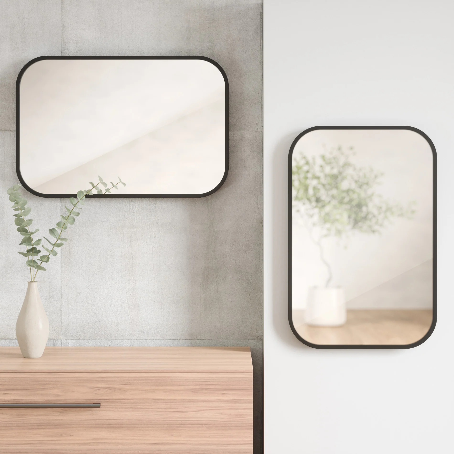 UMBRA Hub Rectangle Wall Mirror - Image 4
