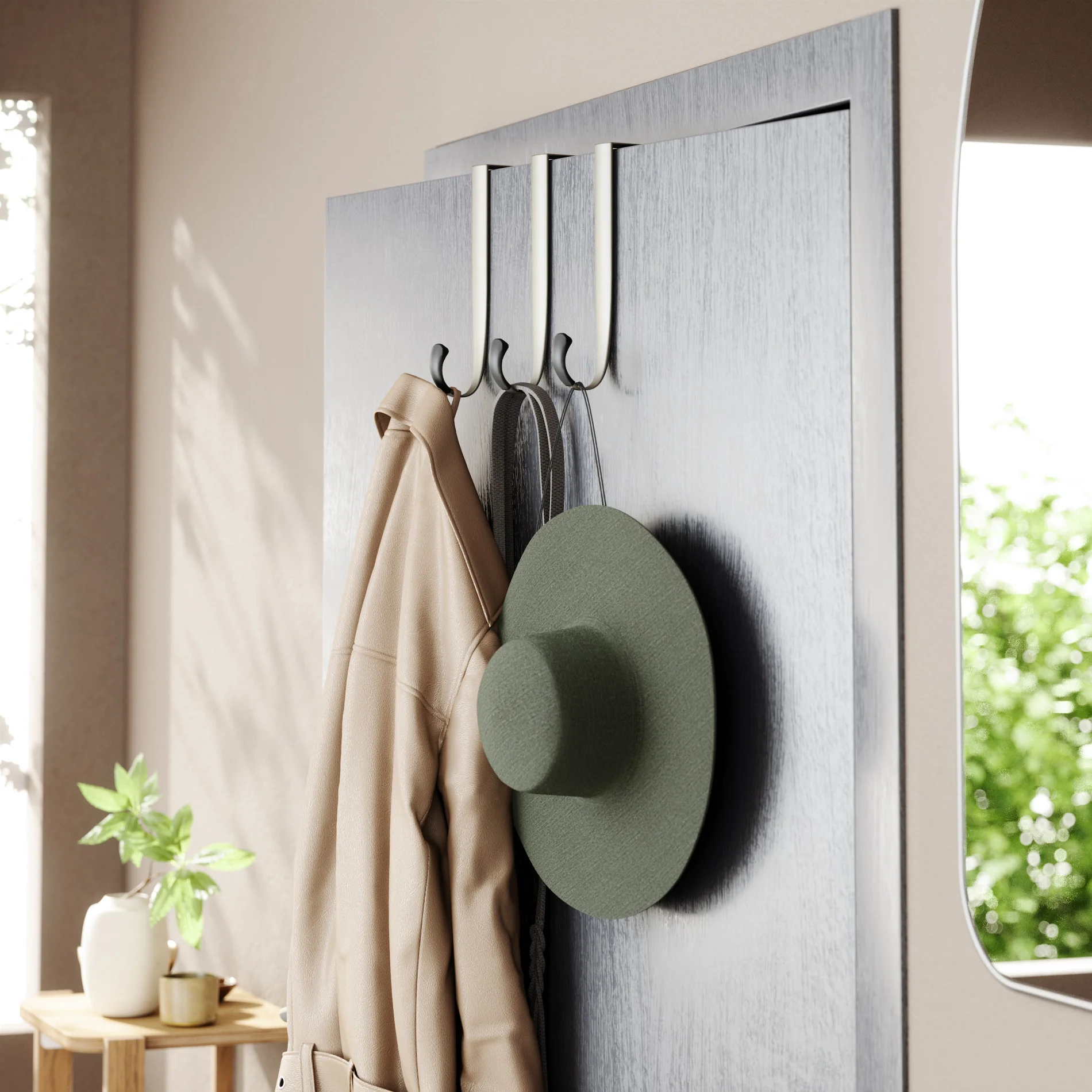 UMBRA Schnook Over The Door Hooks, Set of 3 - Image 3