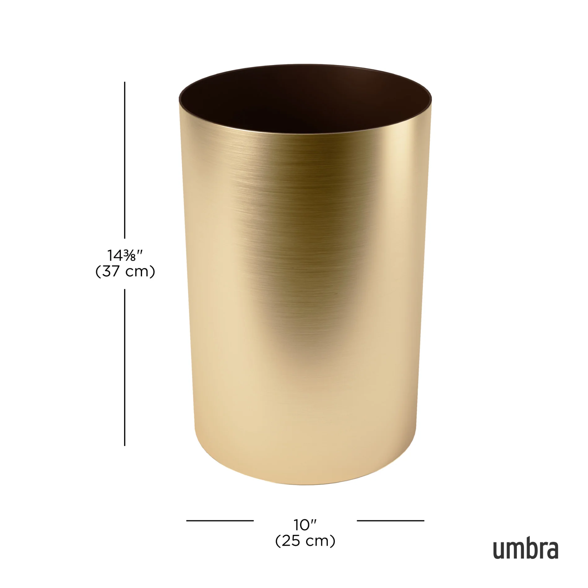 UMBRA Metalla Trash Can - Image 4