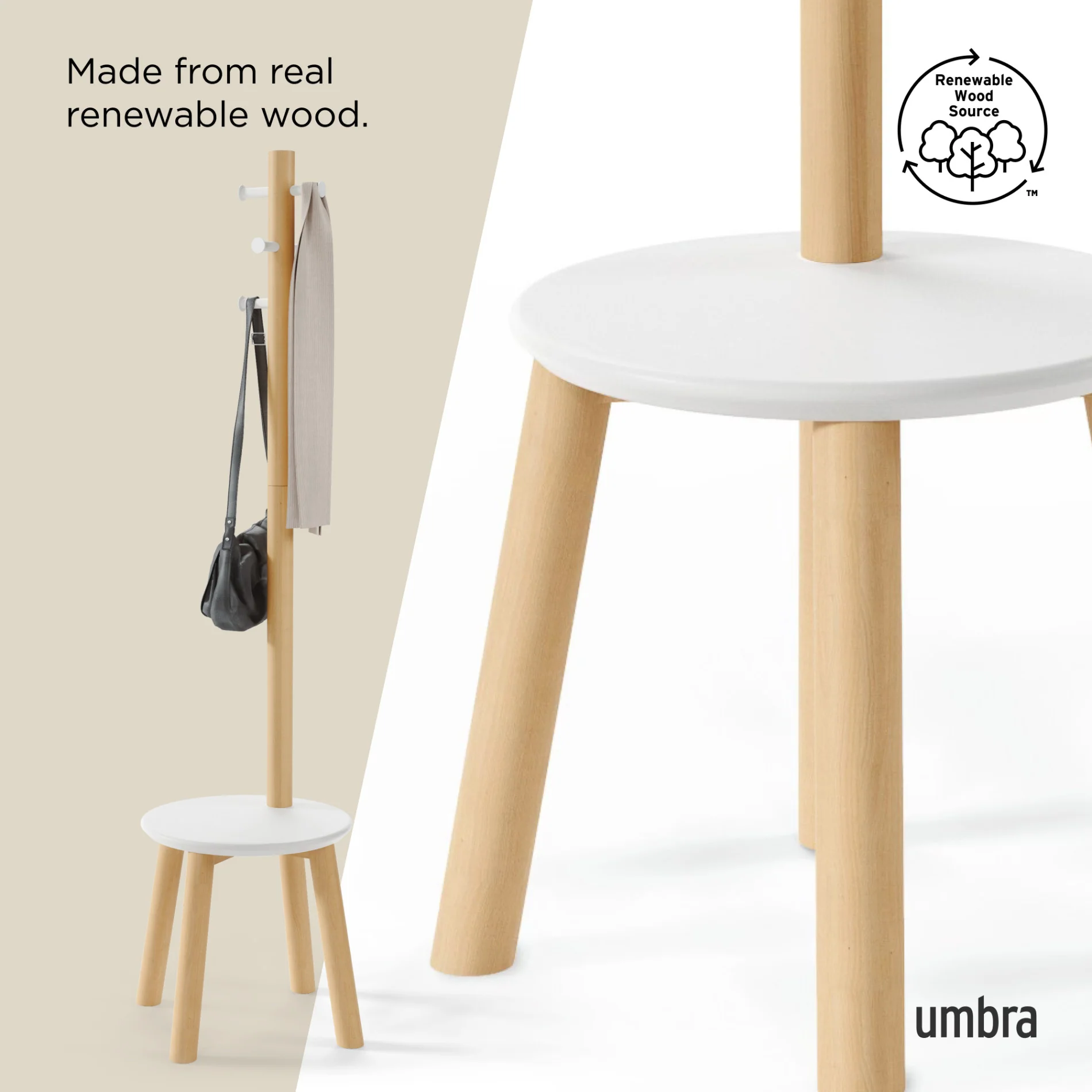 UMBRA Pillar Stool and Coat Rack - Image 11