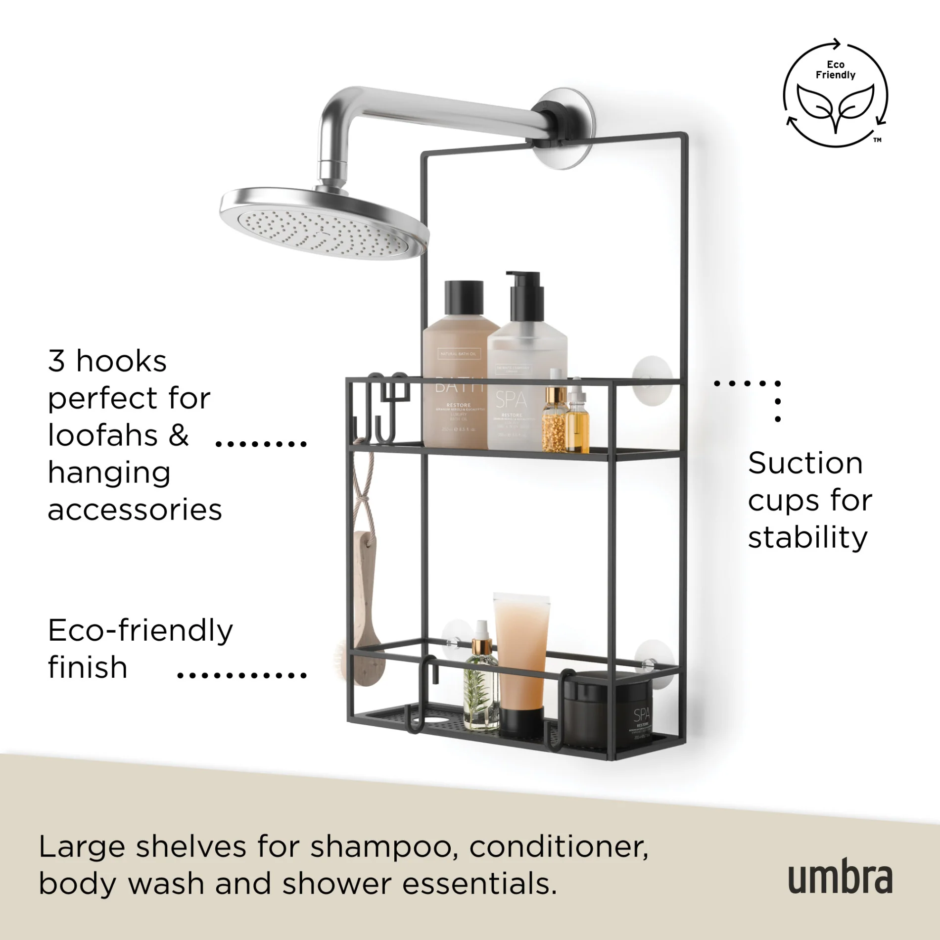 UMBRA Cubiko Shower Caddy — Shelf - Image 5