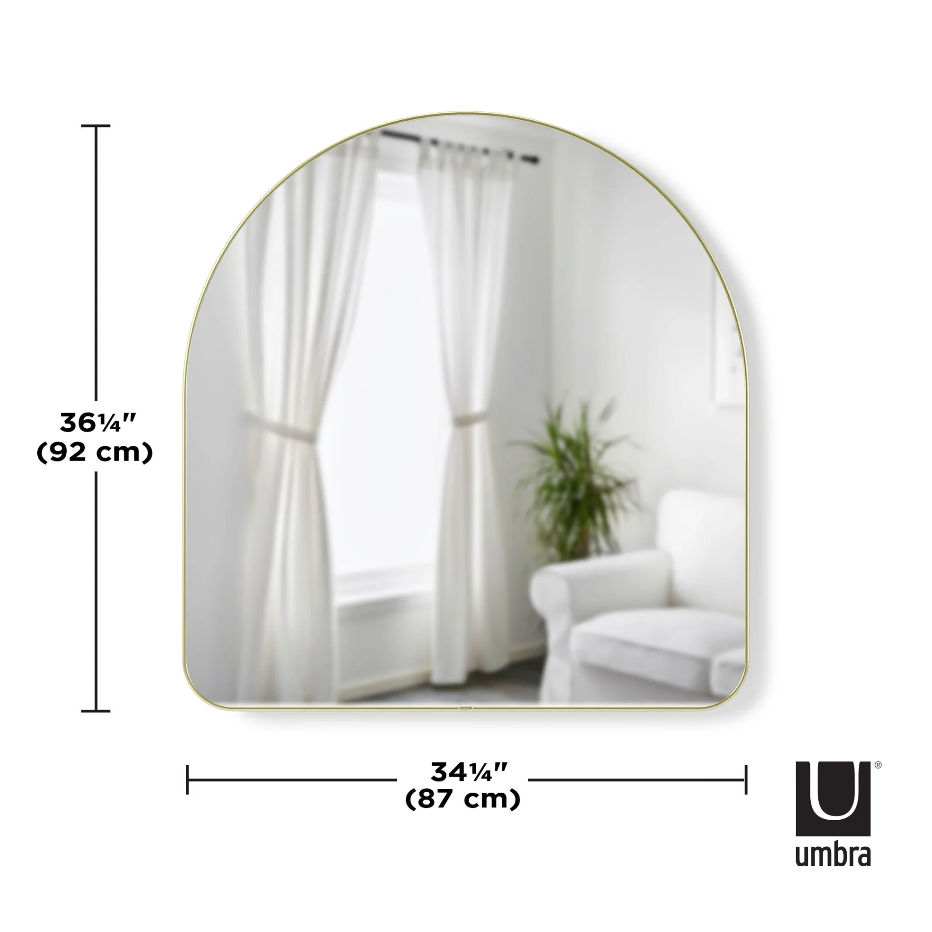 UMBRA Hubba Arched Wall Mirror - Image 6